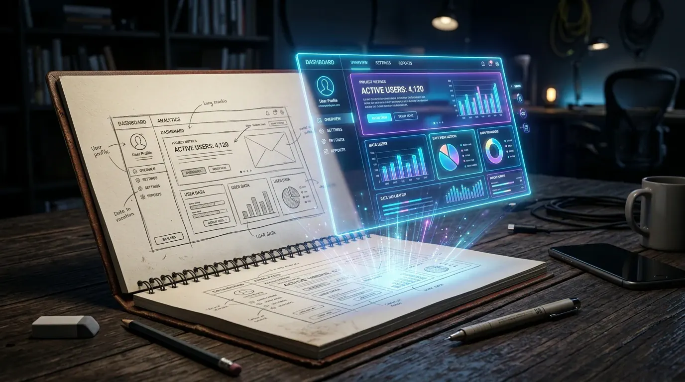 How to Turn Rough Sketches into Production Code with AI Vision